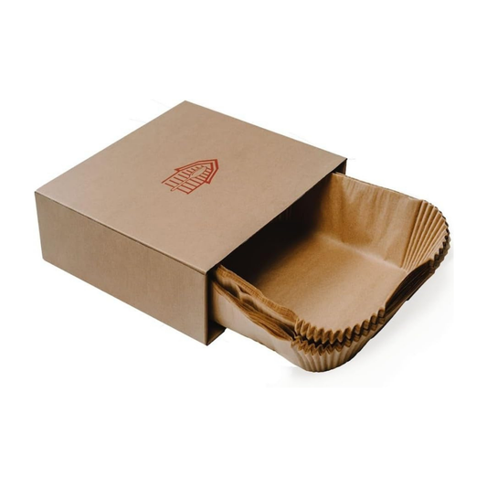 BakeBarn Pre-Formed Parchment Paper, 8 inch Square